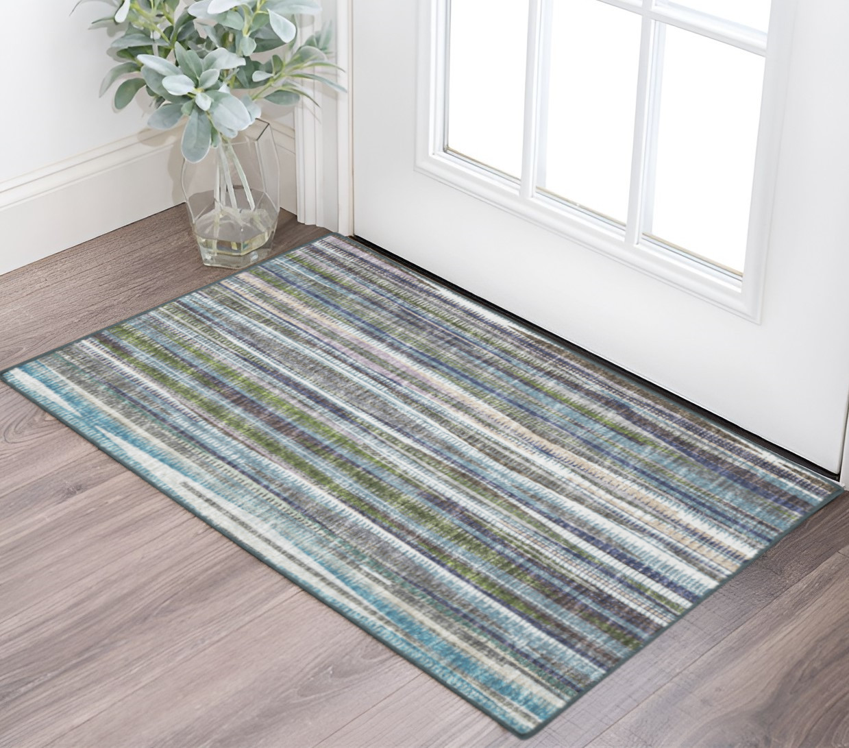 3' X 5' Purple Ombre Tufted Handmade Area Rug-491809-1
